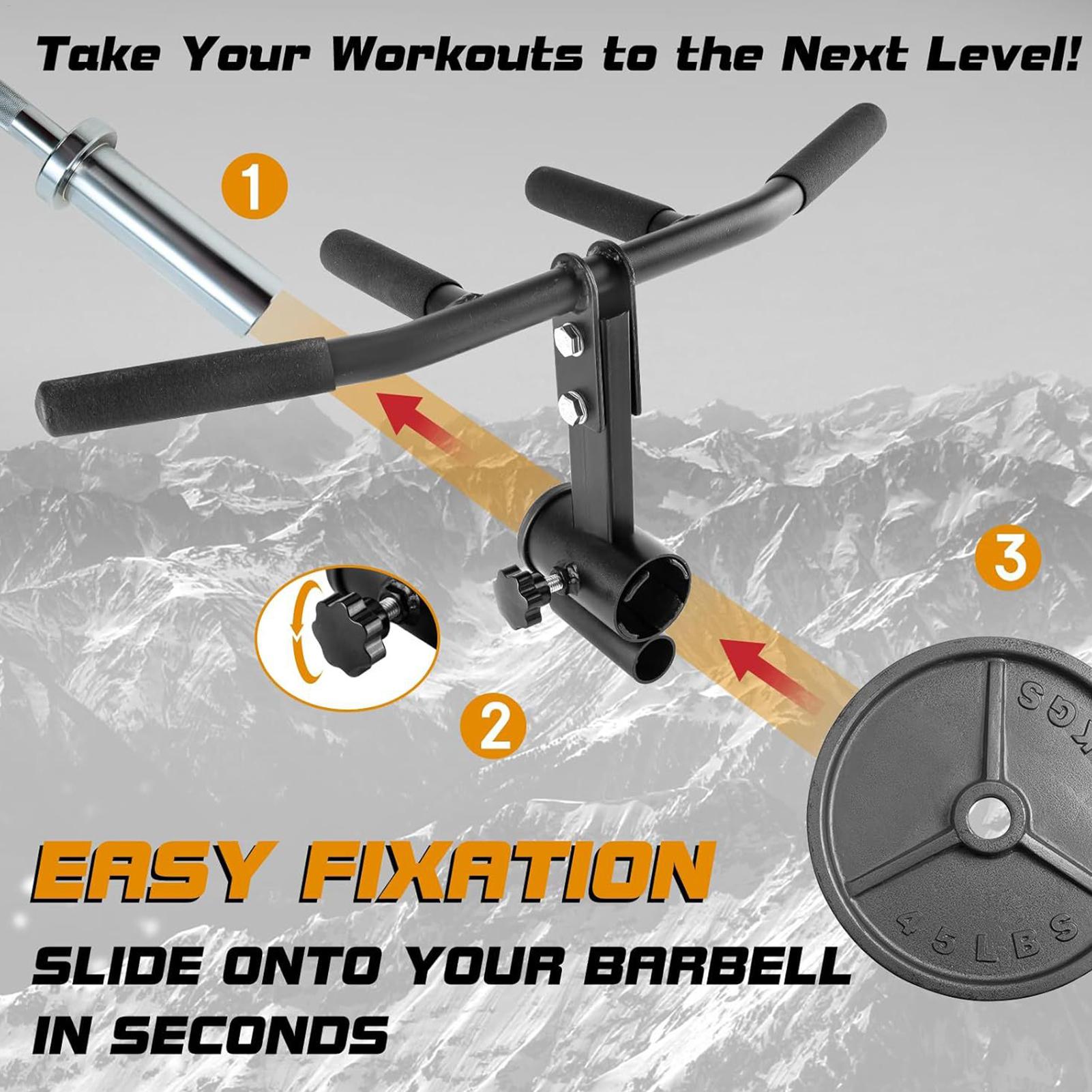 Landmine Barbell Attachment - T Bar Row Aparatı Cıvata Kilitlemeli