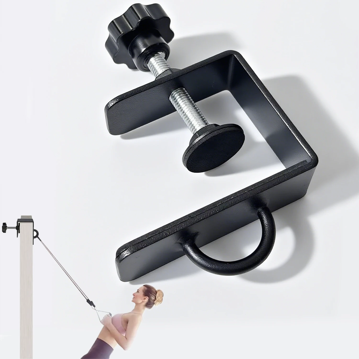 Battle Rope Anchor - Dayanıklı Bantlar için Kapı Ankrajı, Yoga