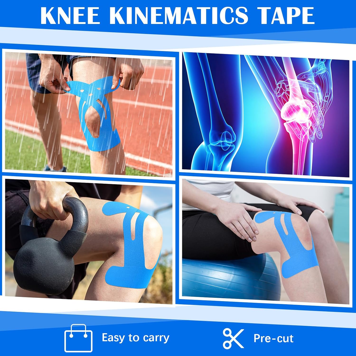 10 adet önceden kesilmiş kines - Finger Tape Athletic incelemesi ve fiyatı